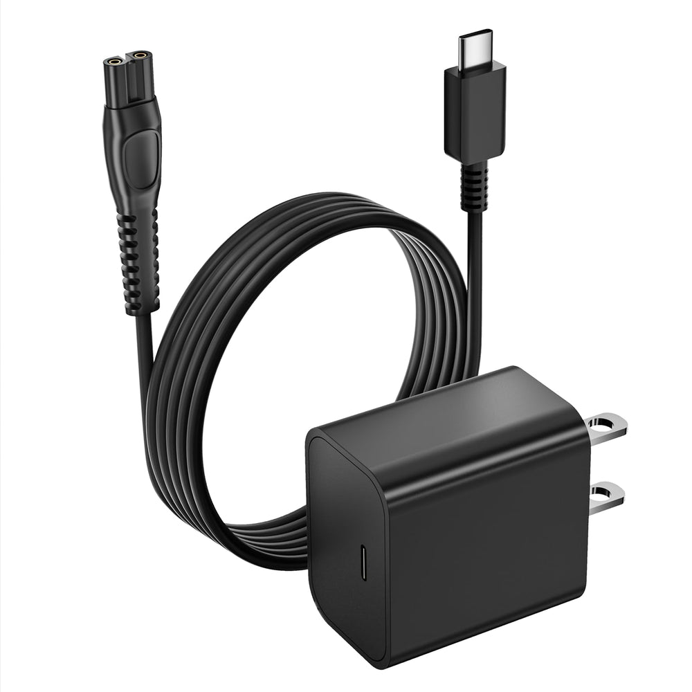 Cargador USB-C de BENSN para Philips Norelco OneBlade 360, carga rápida y segura.