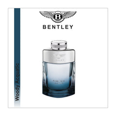 Bentley for Men Azure etiqueta con diseño distintivo refuerza la presencia de la marca