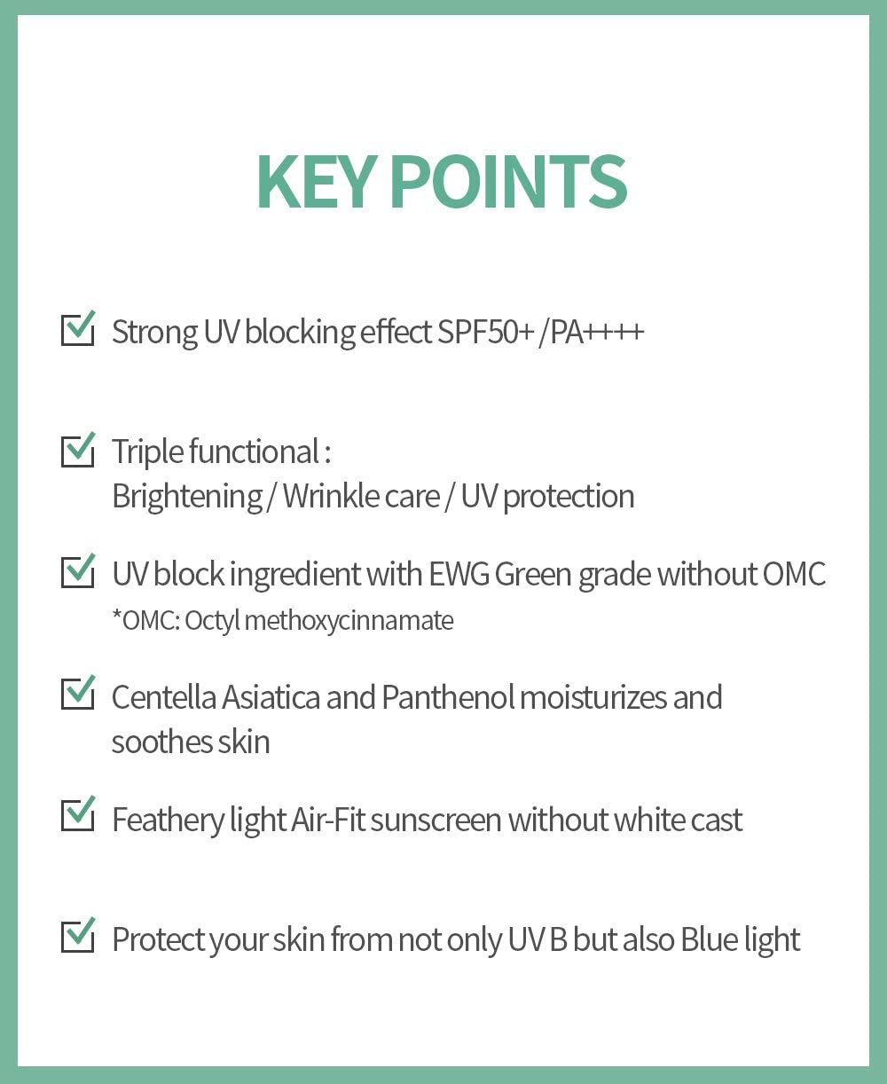 BENTON Air Fit UV Defense Sun Cream, textura ligera para uso diario.