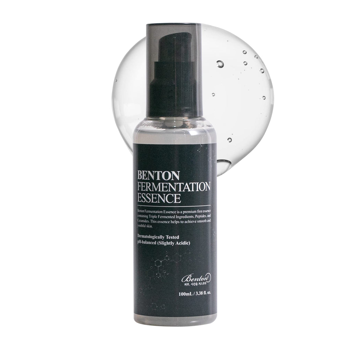 BENTON Esencia de fermentación: botella elegante para piel equilibrada