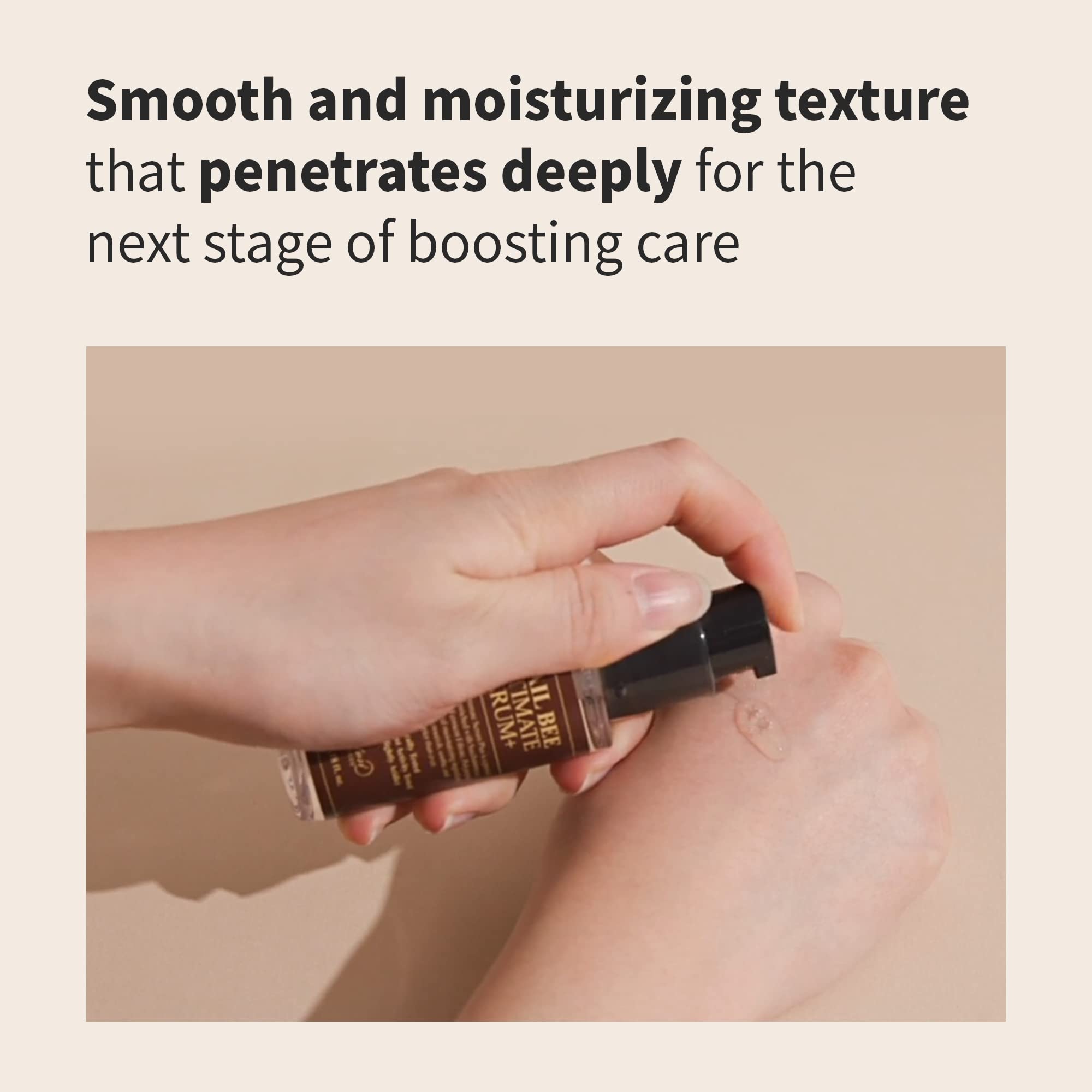 Piel sensible se beneficia del Benton Snail Bee Serum calmante.
