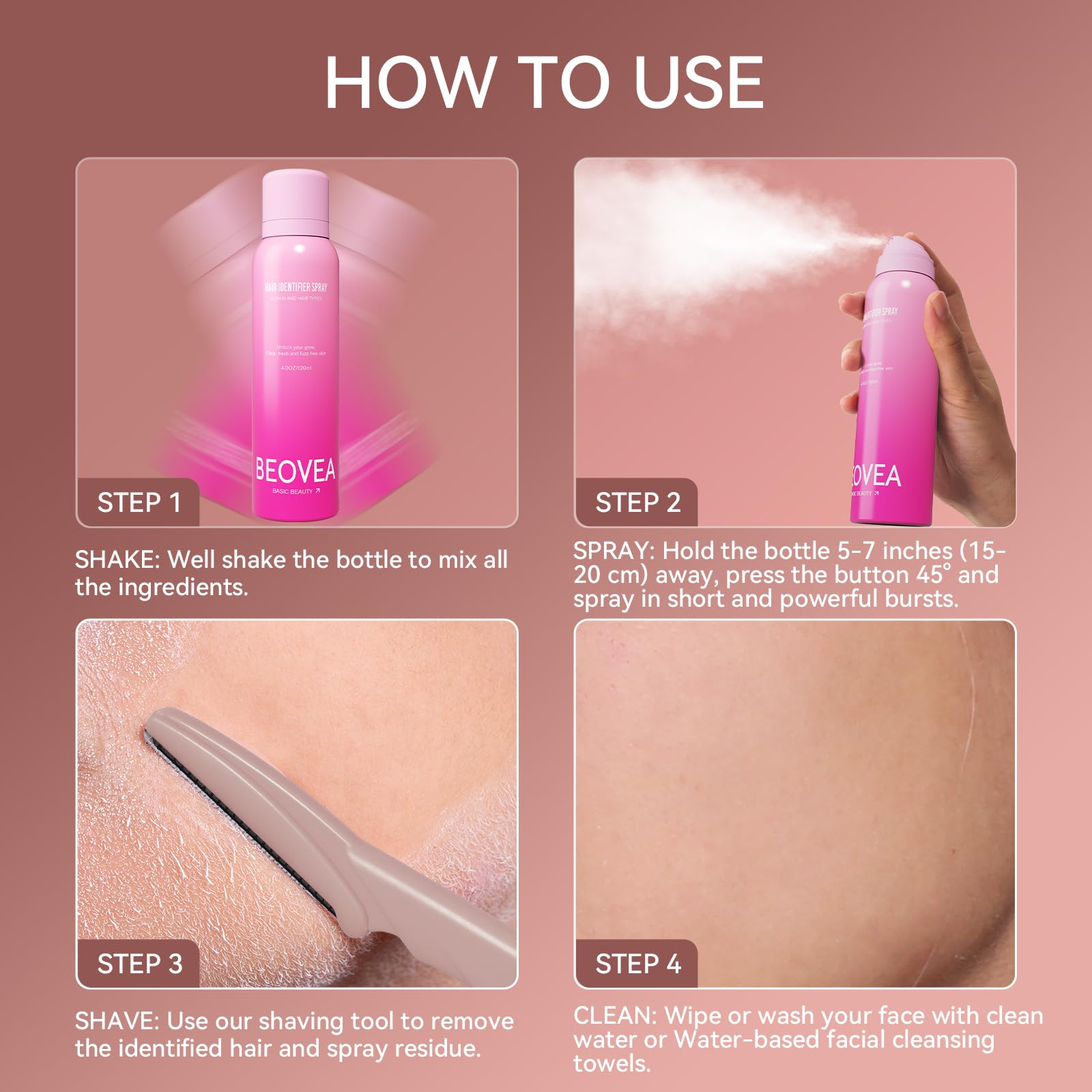BEOVEA conjunto cuidado piel con herramientas para dermaplaning seguro