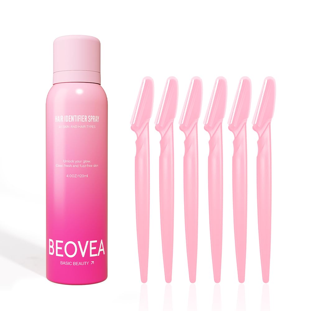 BEOVEA spray identificador de pelo facial para un afeitado preciso