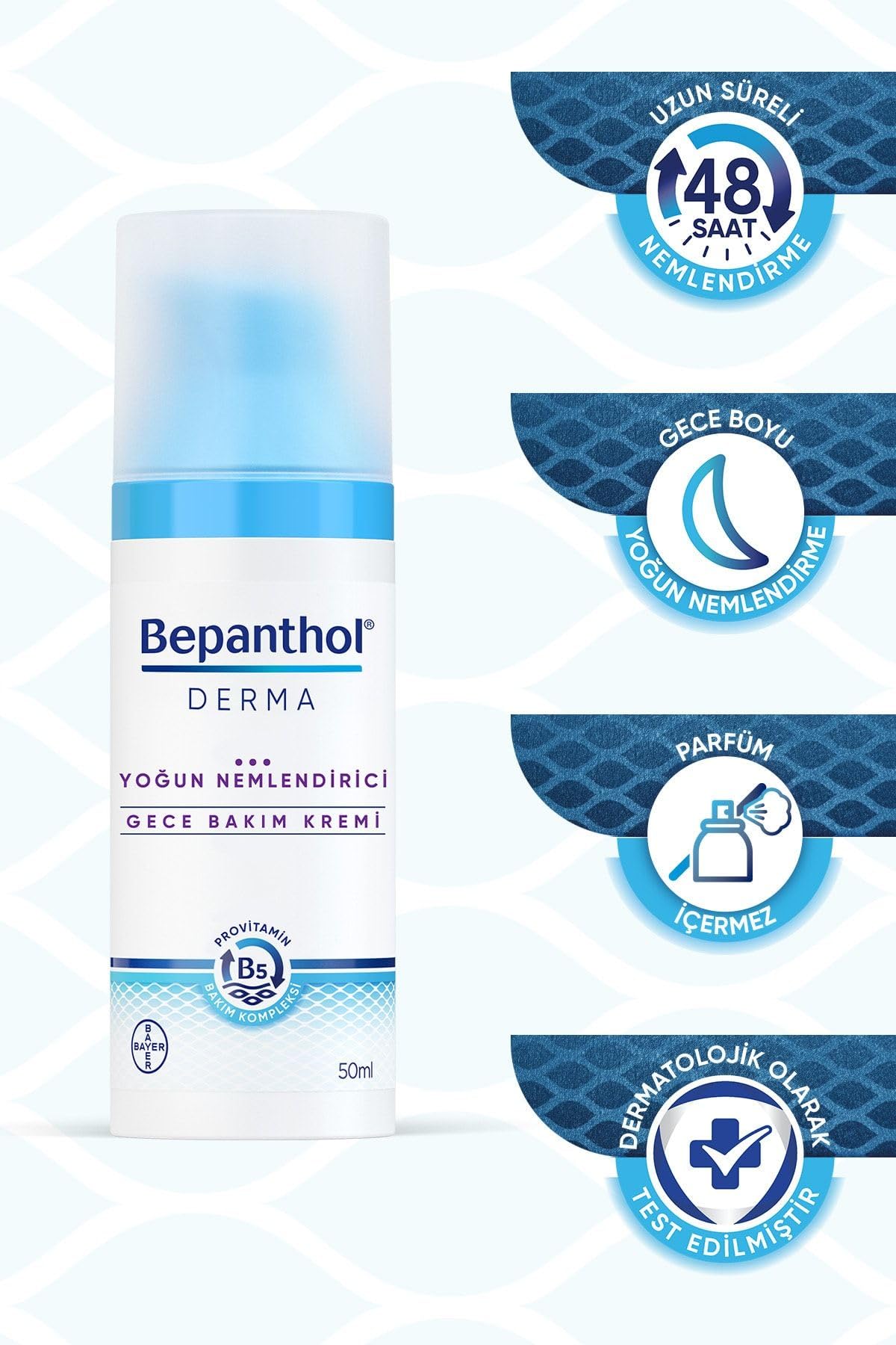Bepanthol Derma Intensivo manteca de karité, aceite de argán y esqualeno.