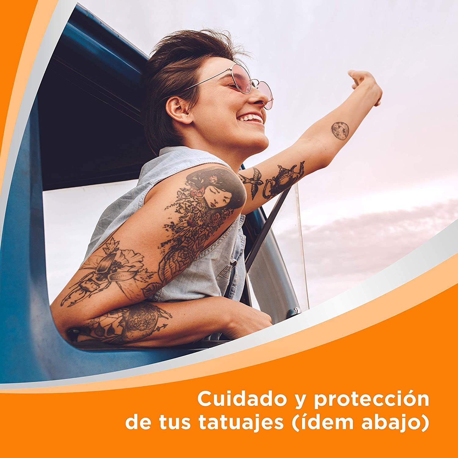 Bepanthol Tattoo, hidratación profunda para la regeneración de la piel tatuada.