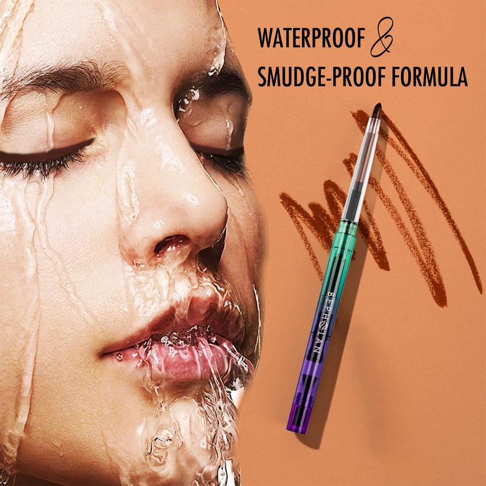 Bepholan delineador marron, acabado de larga duracion para mirada definida.