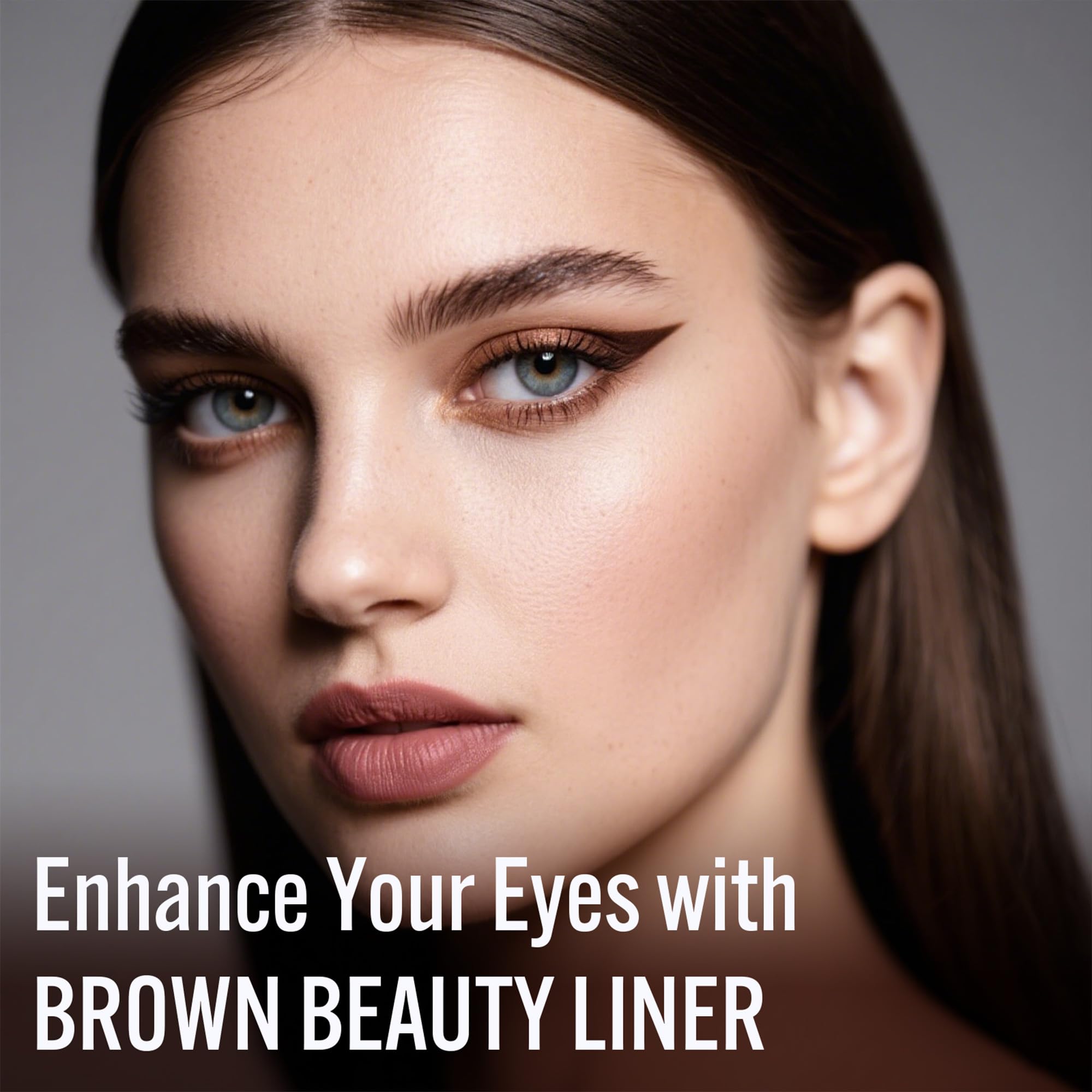 Bepholan delineador marron, resistente al agua para climas humedos.