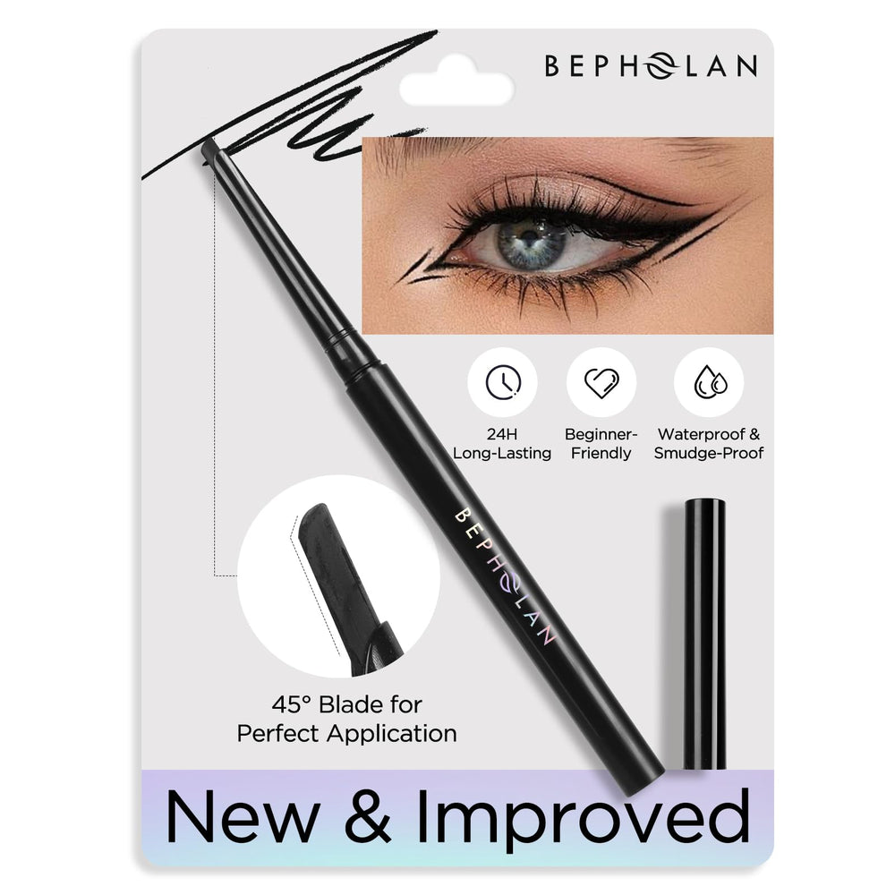 Bepholan lapiz ojos 45 grados preciso para trazos definidos.