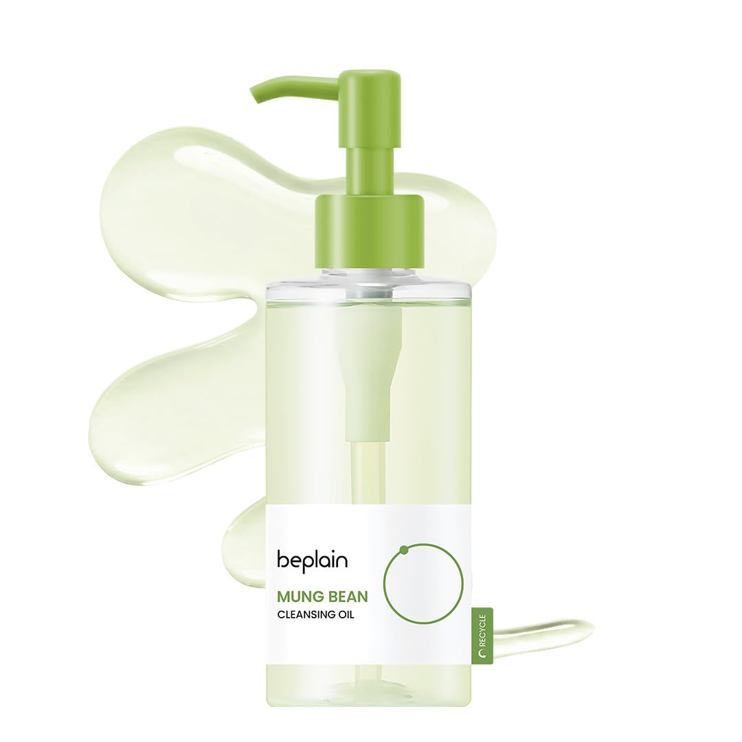 Beplain huile démaquillante haricot-mungo – bouteille pratique pour démaquillage en douceur.