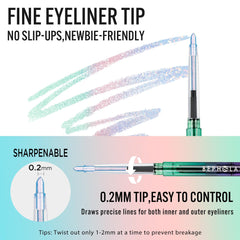 BEPHOLAN ombre paupières rose et bleu, effet scintillant et polyvalent.