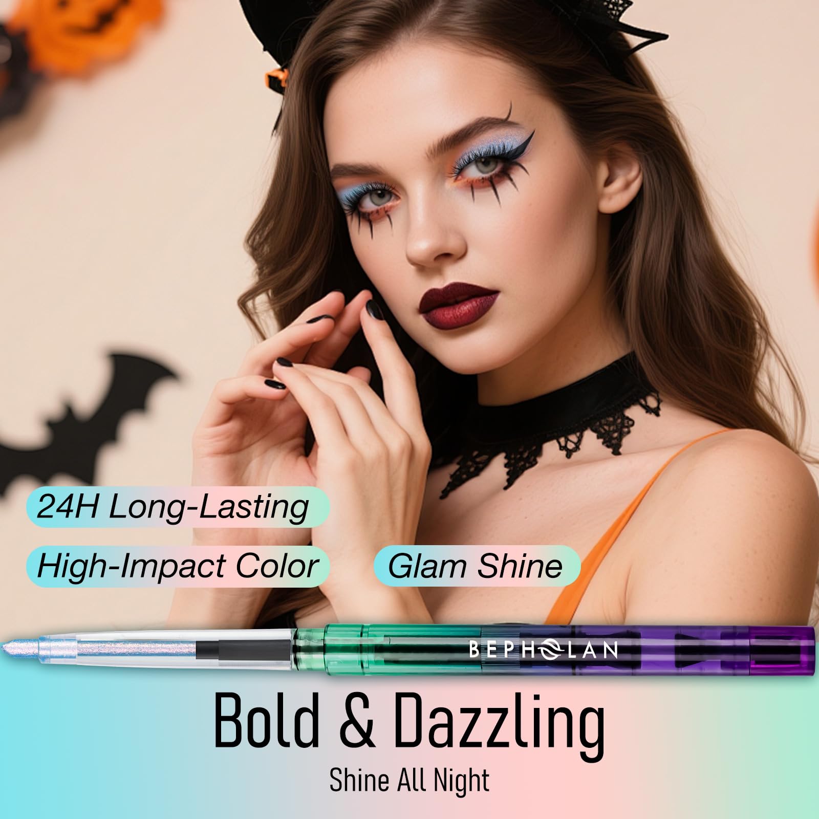 BEPHOLAN taille-crayon intégré pour retouches rapides et précises.