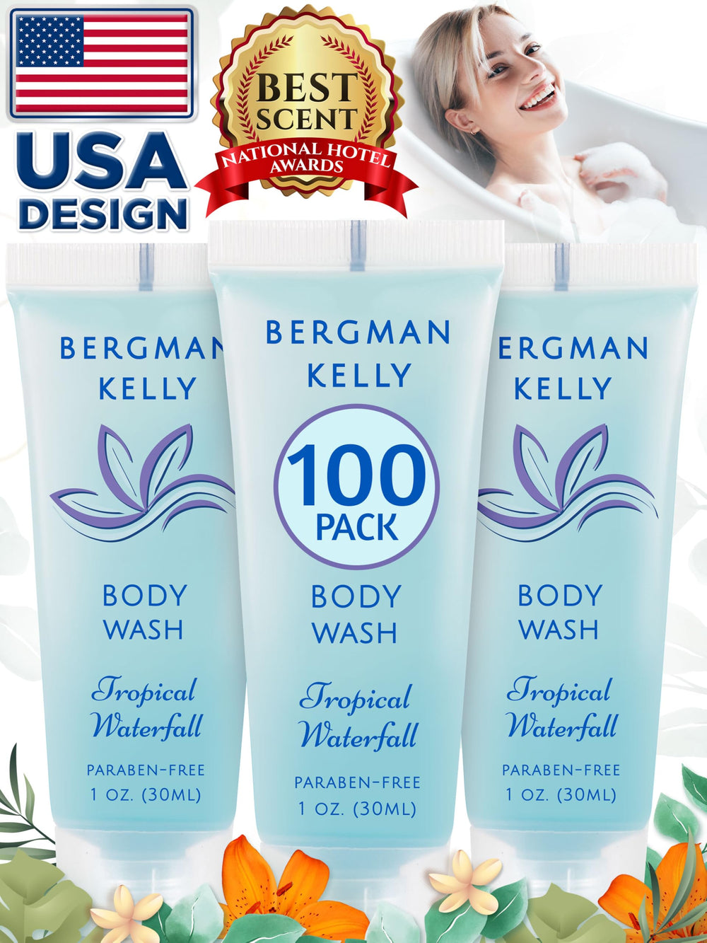 Fragancia jengibre-lima Bergman Kelly que revitaliza la experiencia del huésped.