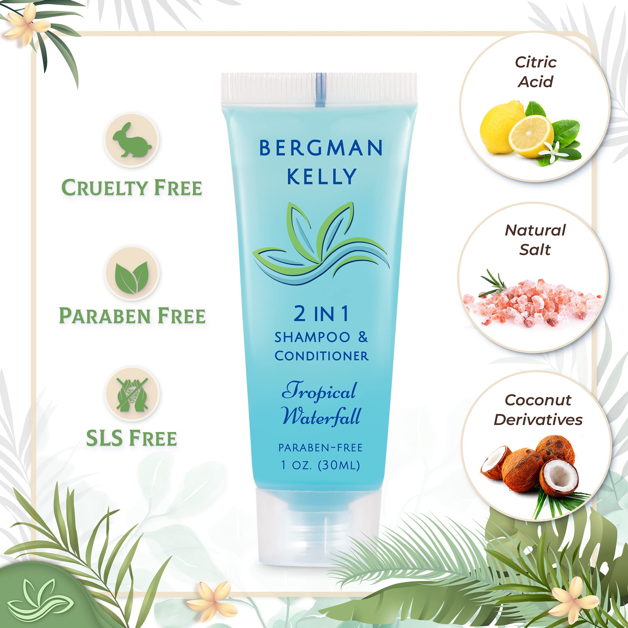 Bergman Kelly scellage anti-fuite, tube 2-en-1, hygiène et sécurité en voyage.