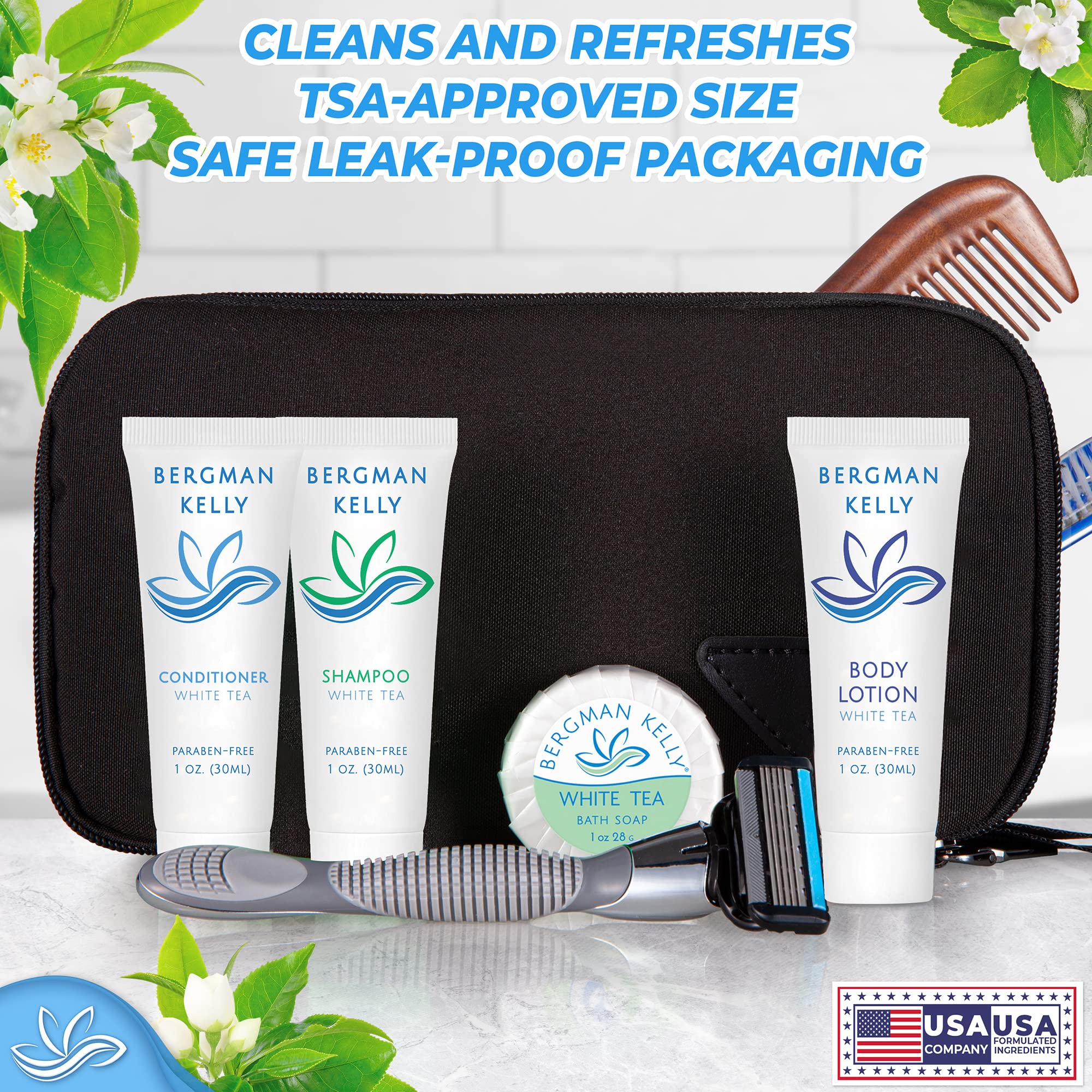 BERGMAN KELLY Gel douche sans parabènes, soin sûr et respectueux de l'environnement.
