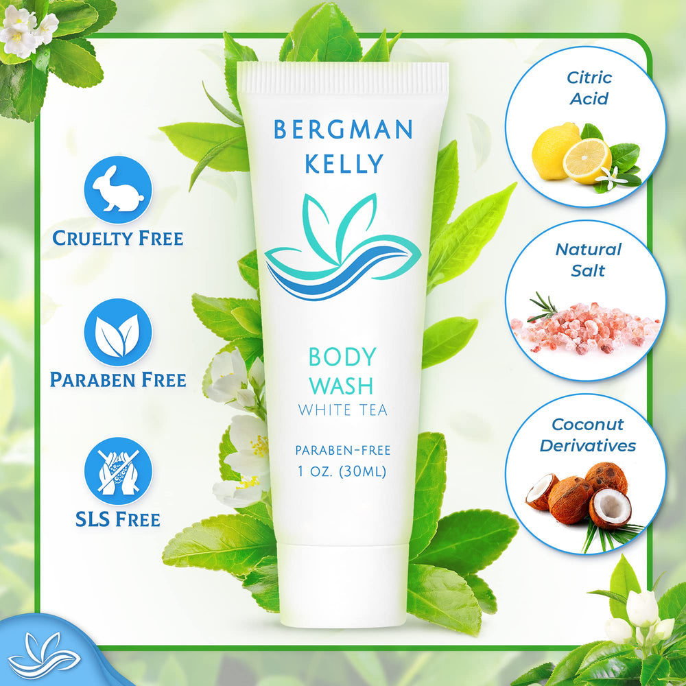 BERGMAN KELLY Gel douche senteur thé blanc, rafraîchissant pour la peau.