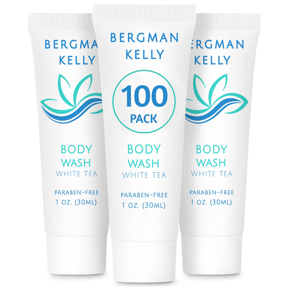 BERGMAN KELLY Gel douche voyage 30 ml, format compact idéal pour bagages.