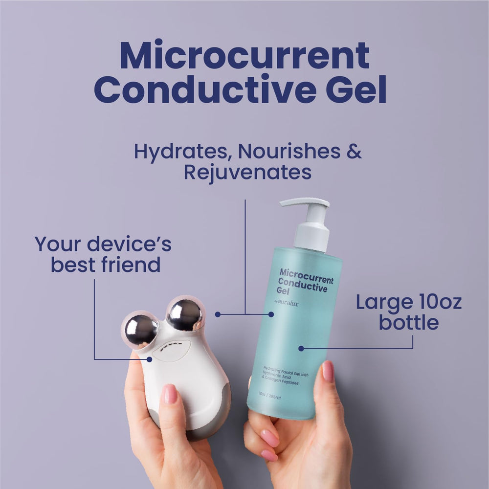 Berkland Auralux Gel aplicación suave para un deslizamiento cómodo.