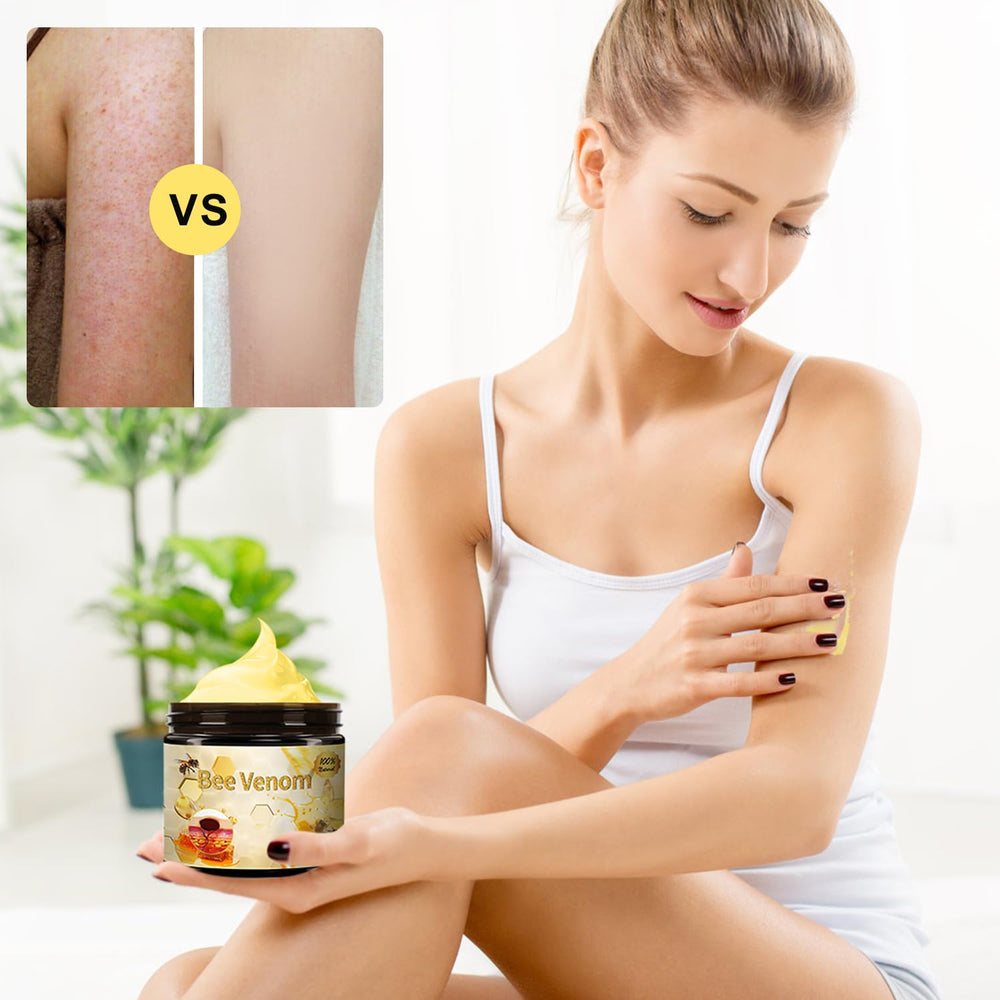 Berthg frasco 60 g, crema veneno de abeja para masaje suave.