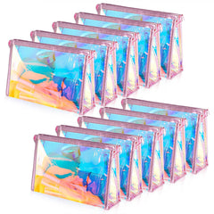 BESARME bolsa maquillaje holográfica 10 piezas, ideal para viajar y organizar.