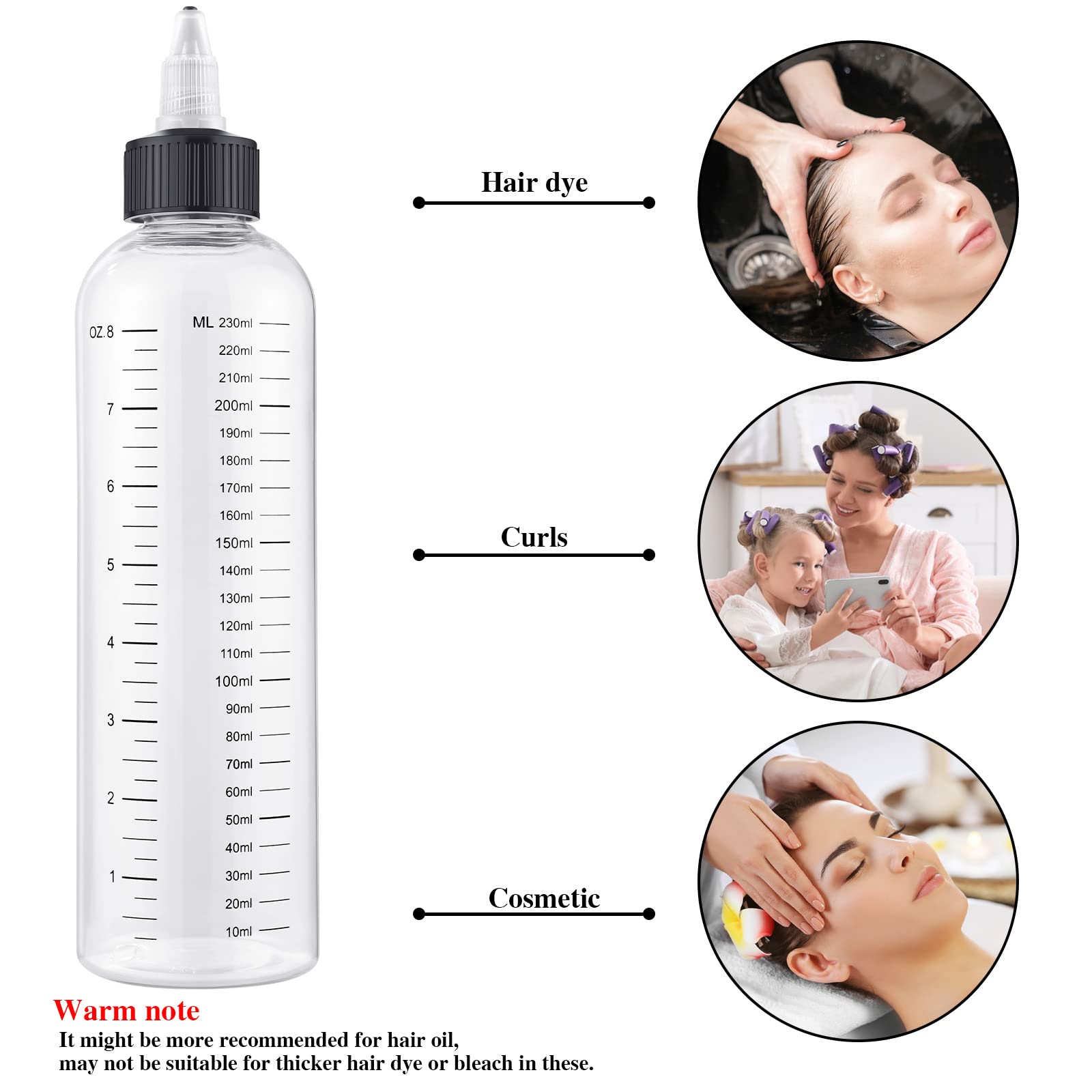 BESARME capacidad de 250 ml para rellenar con facilidad.