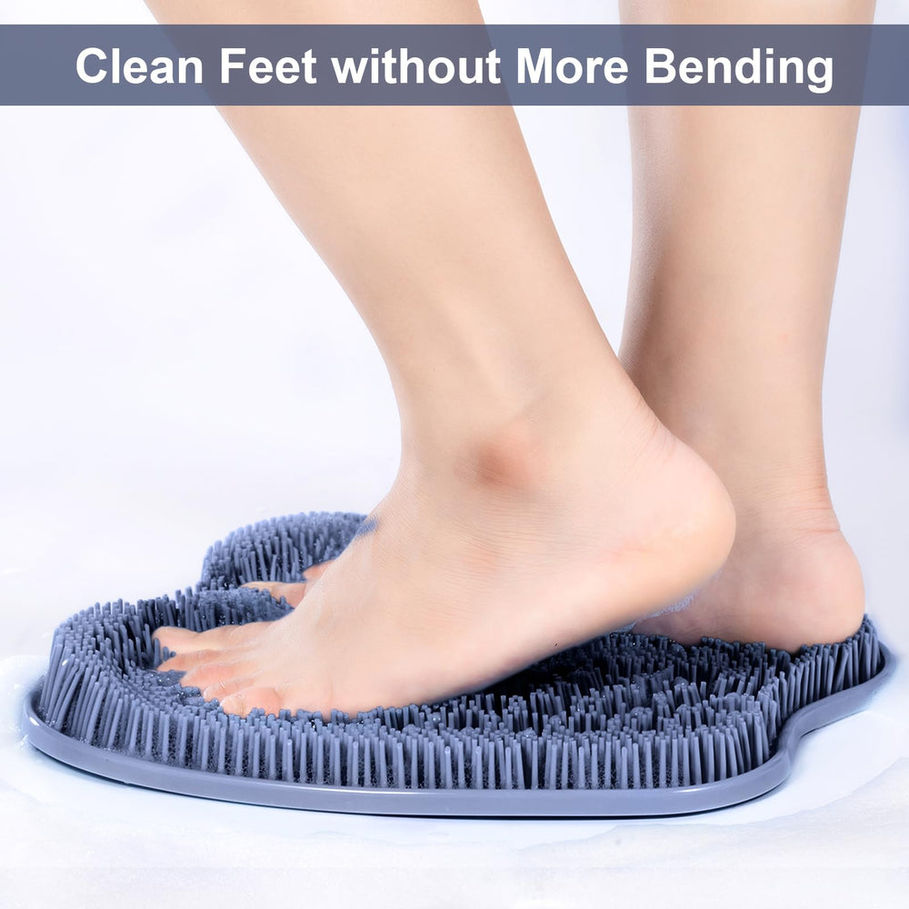 BESKAR cerdas exfoliantes para pies eliminan piel muerta durante la ducha.