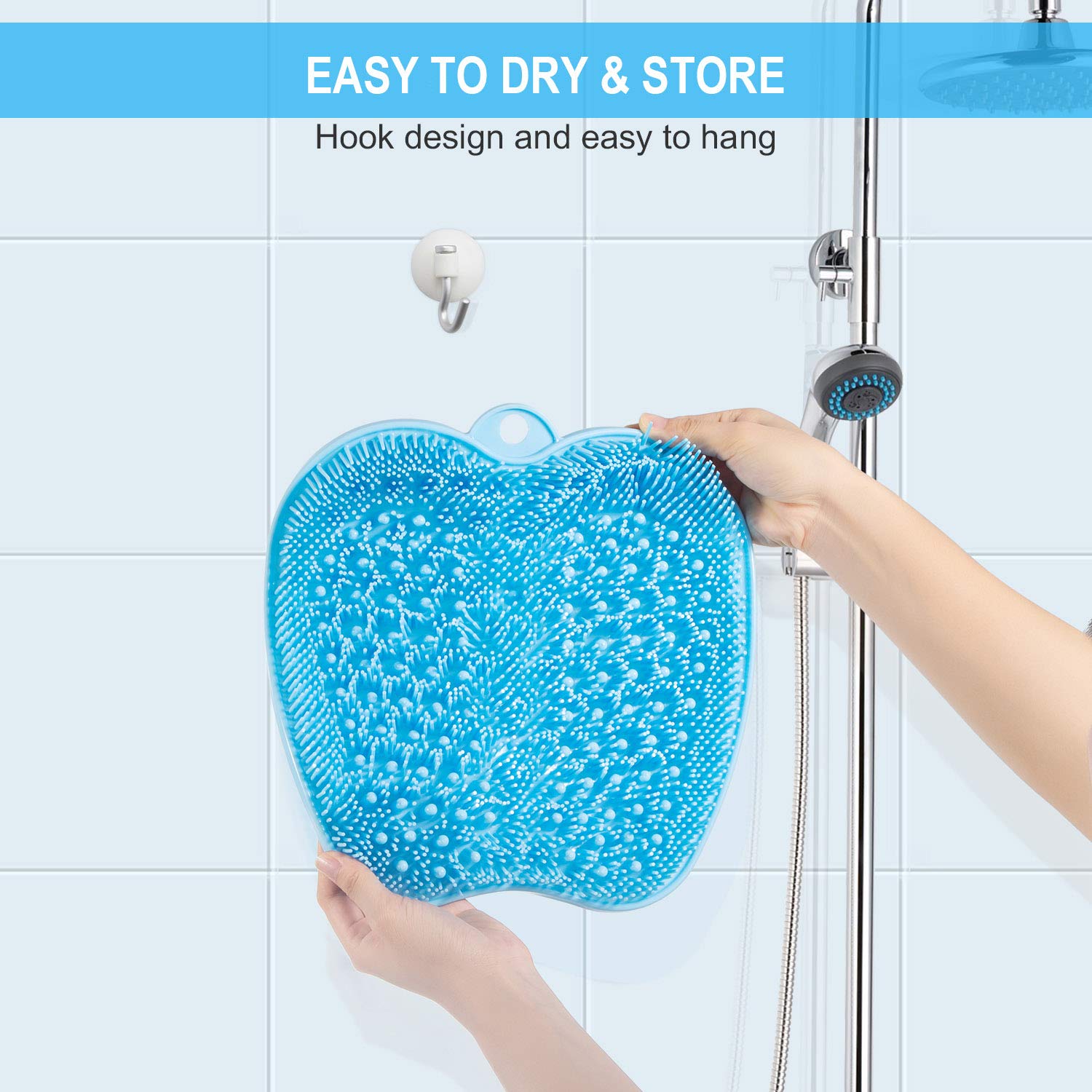 BESKAR limpieza fácil en la ducha gracias a su diseño.