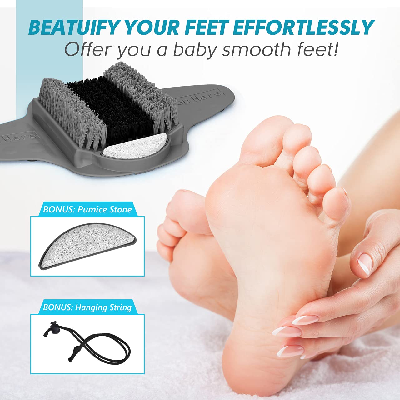 BESKAR piedra-pomez-adicional añade exfoliación extra para pies.