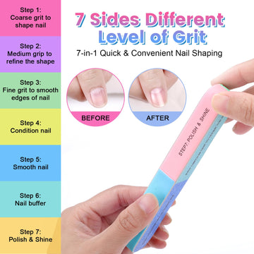 Besnel caja kit manicura en casa con herramientas esenciales
