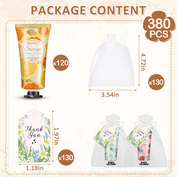 BESNEL crema manos mini naranja fragancia cítrica