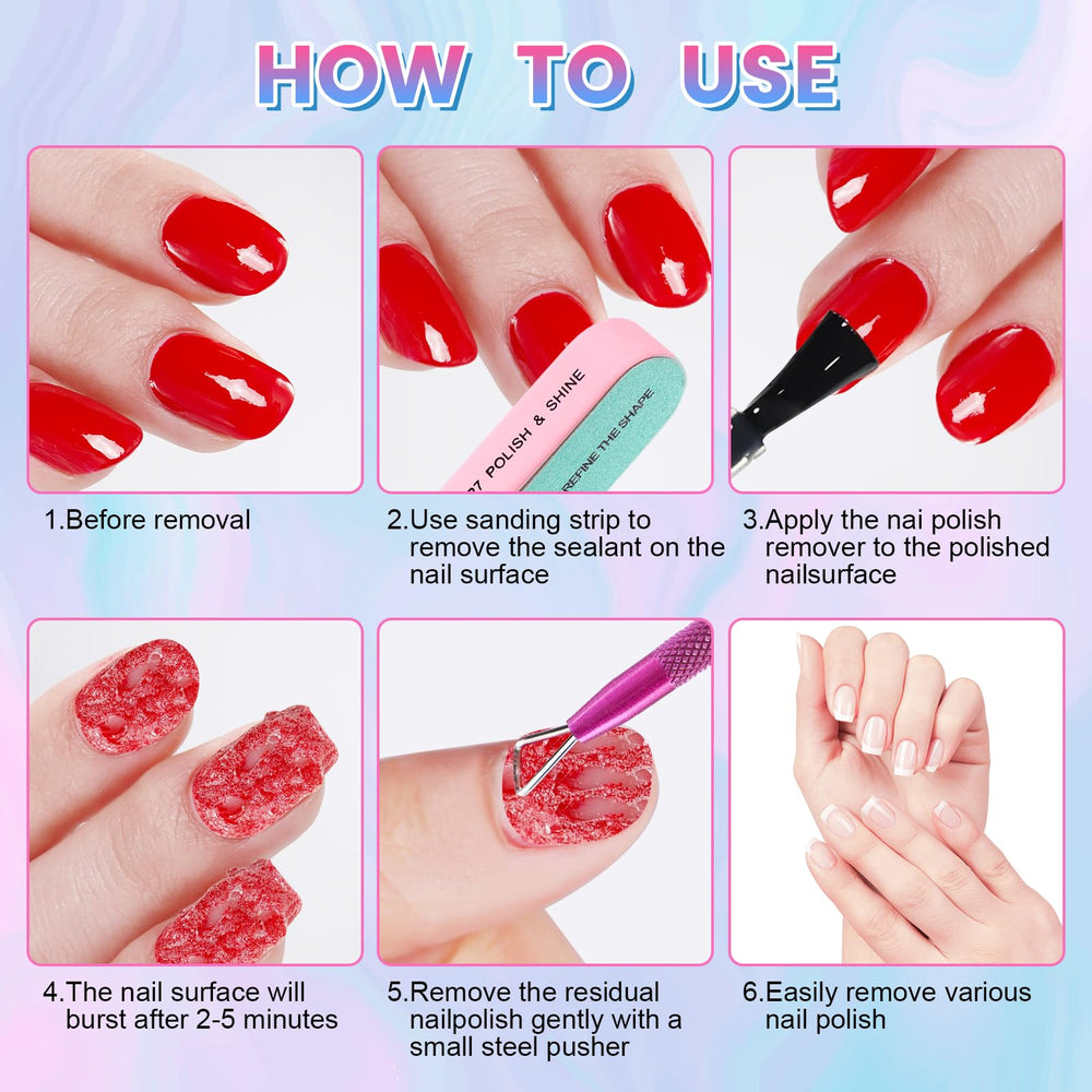 Besnel empujador uñas extremo triángulo para retirada suave