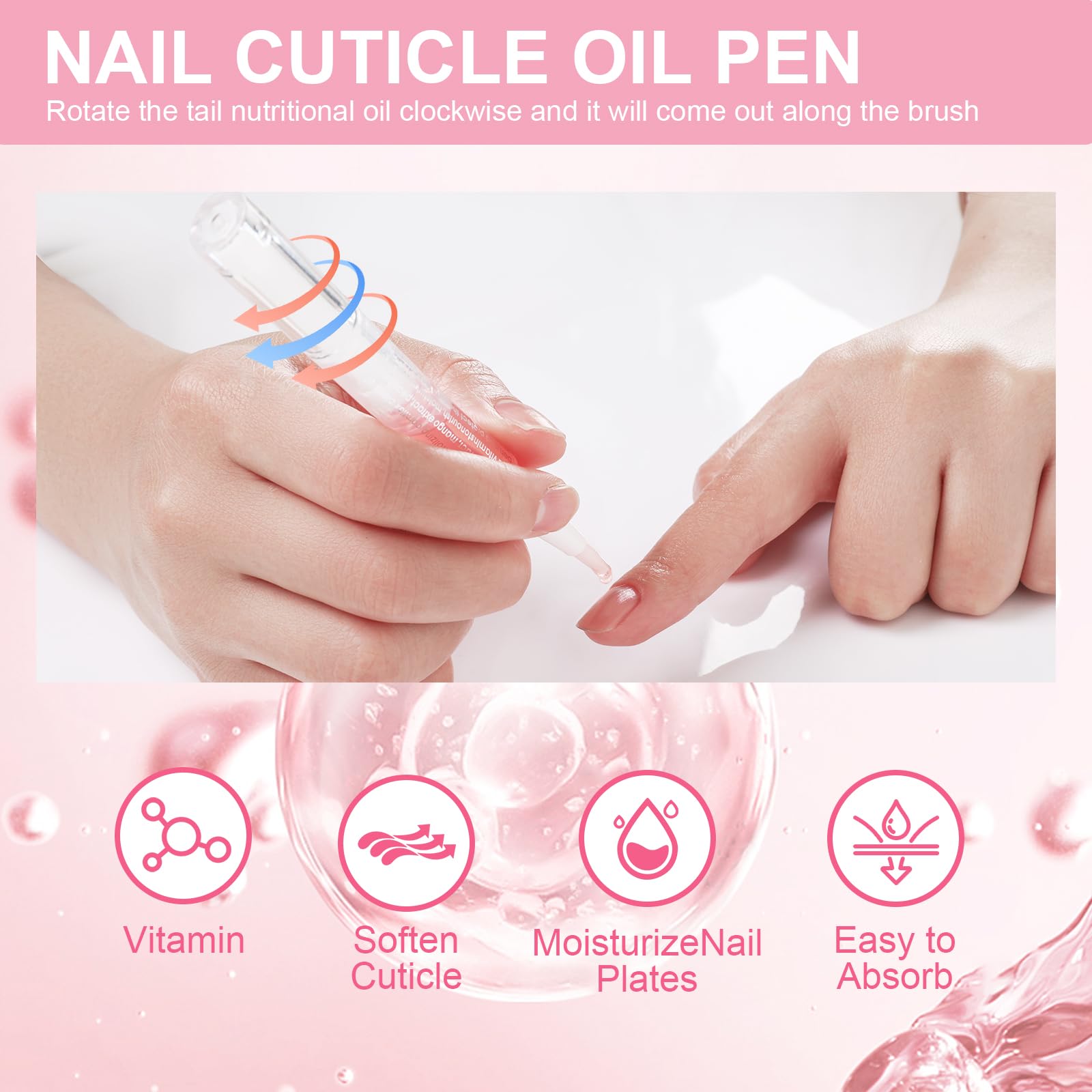 BESNEL empuje de uñas punta triangulo para precisión en la remoción.