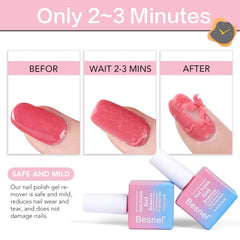 BESNEL lima uñas grano 2 para preparar uñas antes de quitar esmalte.