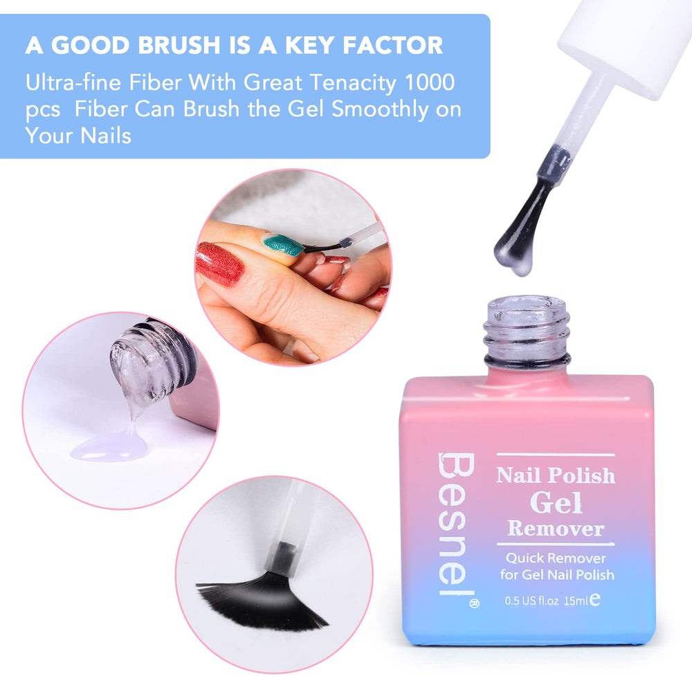 Guía para principiantes BESNEL, remover gel rápido y sencillo.