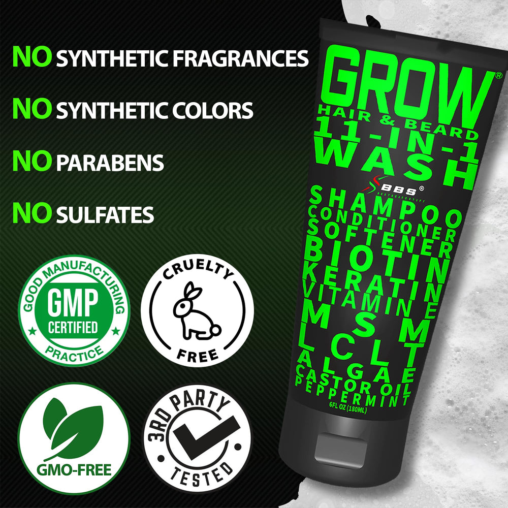 Keratina en Grow 11-en-1 para fortalecer perceptiblemente el cabello