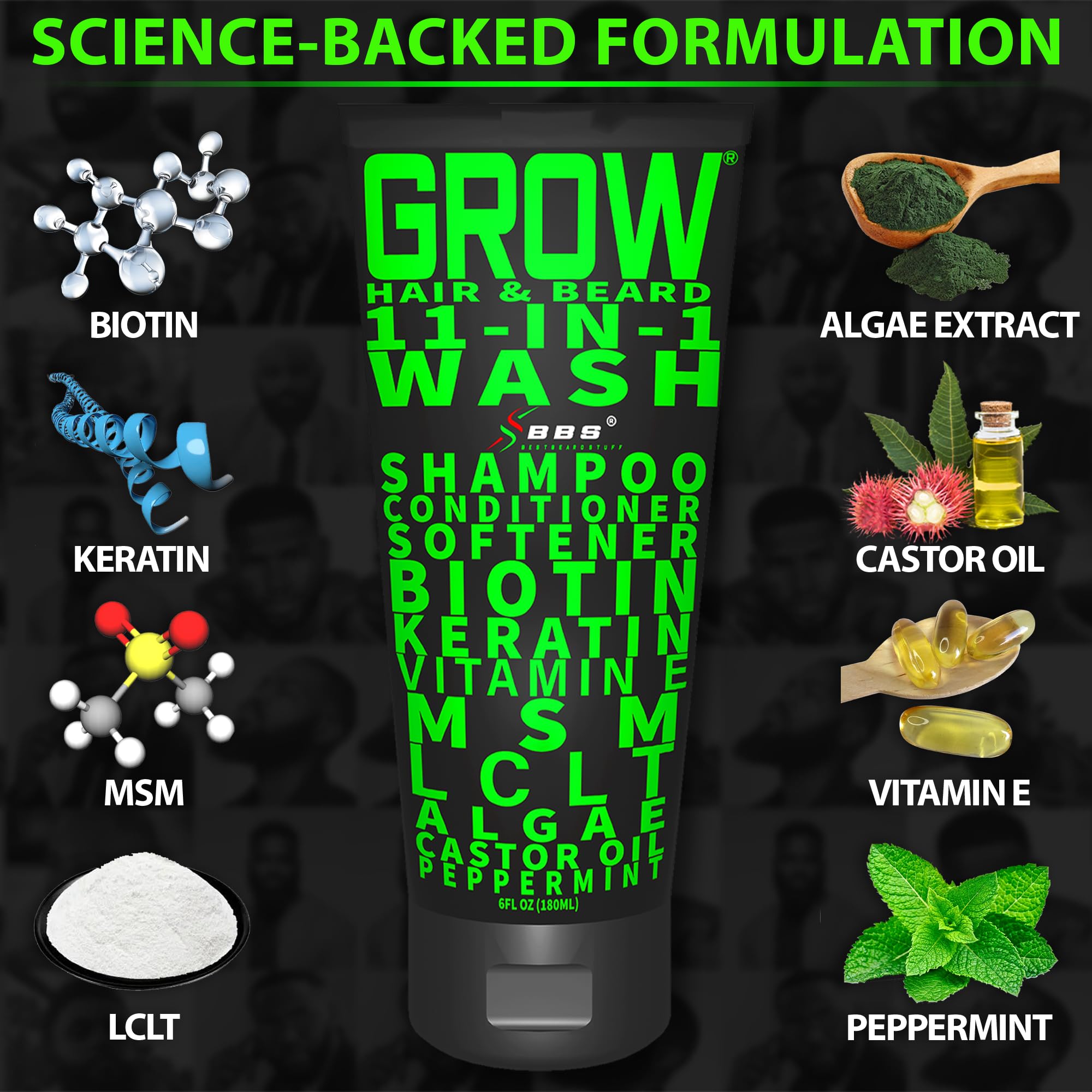 Menta refrescante en Grow 11-en-1 dejando sensación fresca