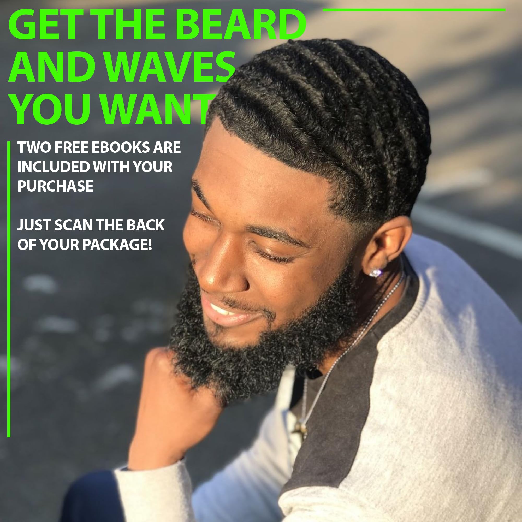 GROW de Best Beard Stuff: cepillo de pelo de jabalí que cuida barba y bigote.