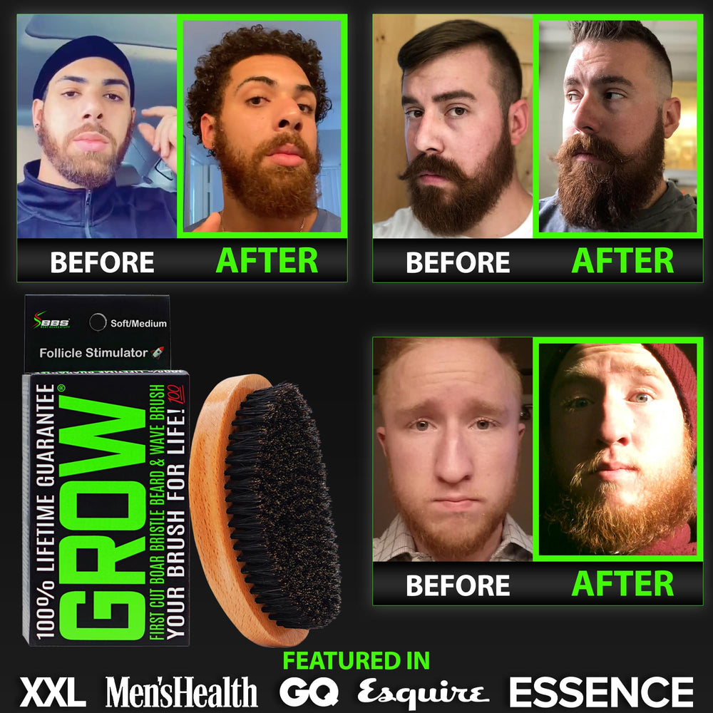 GROW de Best Beard Stuff: estimula el flujo sanguíneo para folículos y cabello saludable.