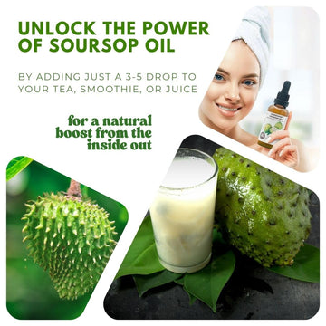 Best Nature's Cosmetics Cuidado de la piel con aceite de Guanábana para hidratación