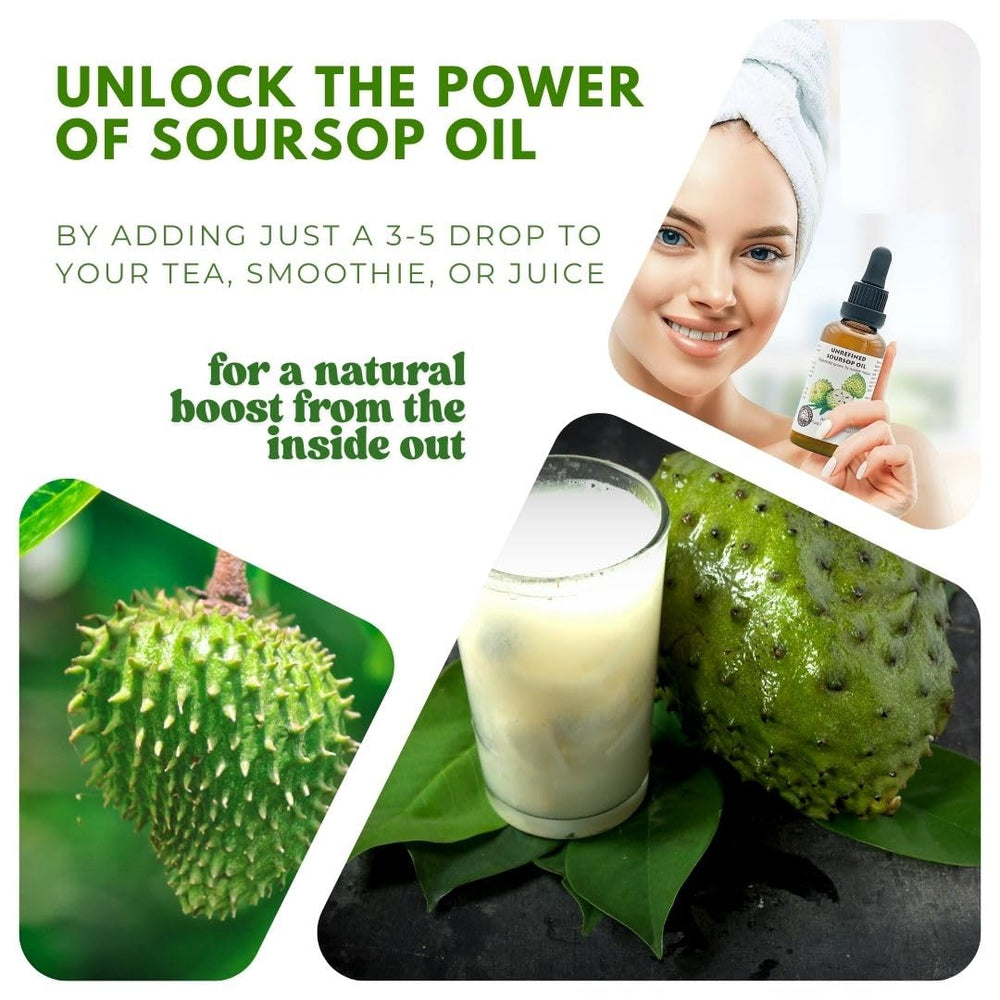 Best Nature's Cosmetics Cuidado de la piel con aceite de Guanábana para hidratación