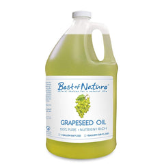 Best of Nature Aceite de semilla de uva, botella: hidratación suave para piel y cabello.