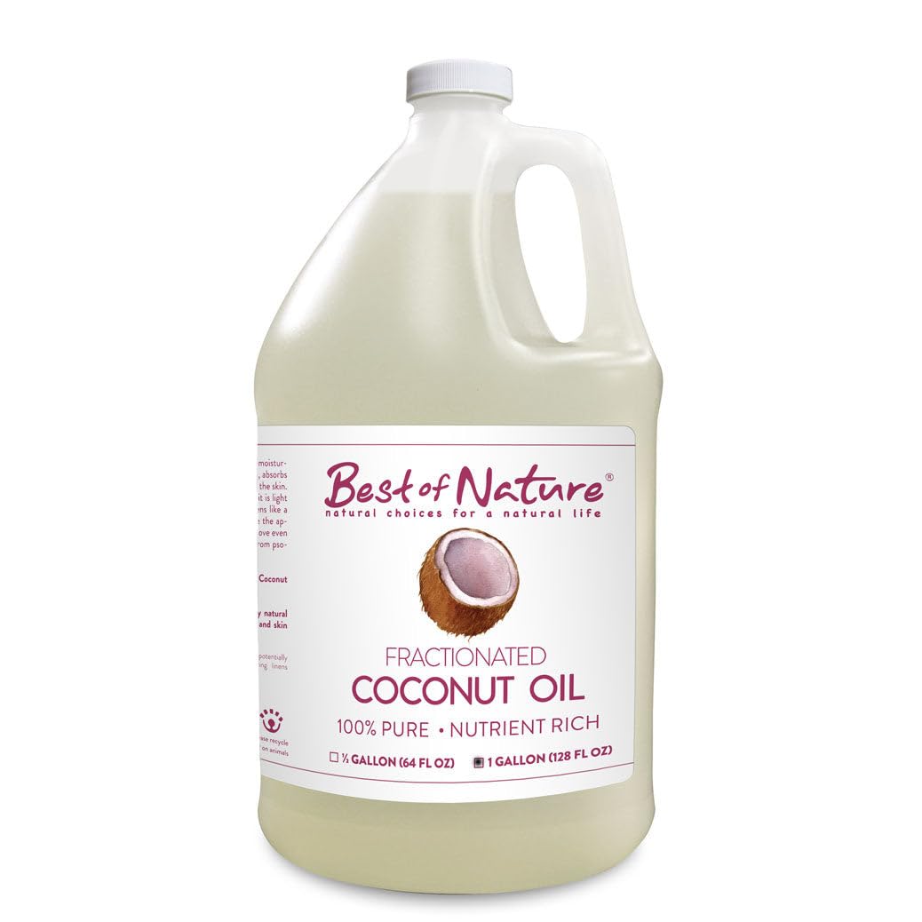 Best of Nature huile coco fractionnee — bouteille claire et hydratation légère sans gras.