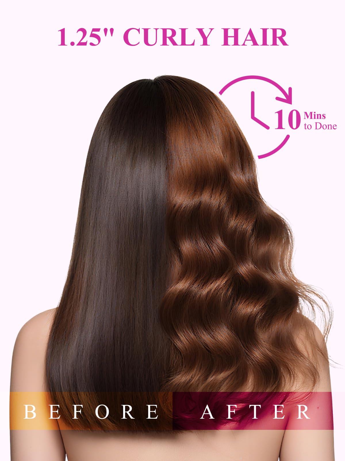 Bestauty rizador automático con función anti-enredo facilita liberar el cabello sin tirones.