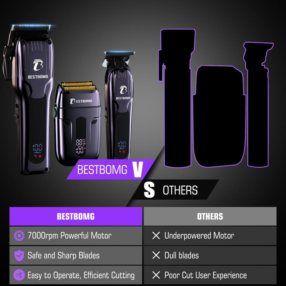BESTBOMG cuerpo metálico durable con agarre ergonómico