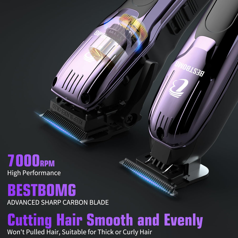 BESTBOMG recortador de barba con detalles finos para acabado