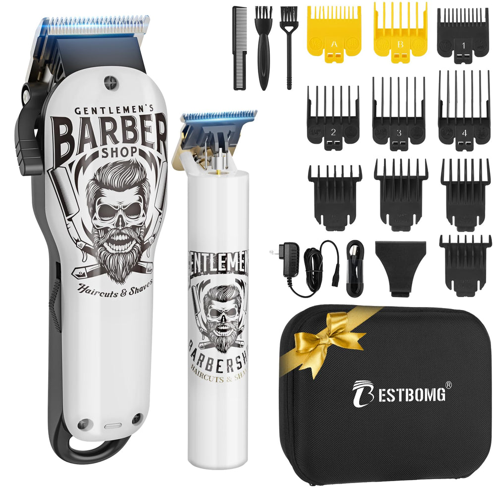BESTBOMG tondeuse-cheveux lame ceramique T pour coupe précise