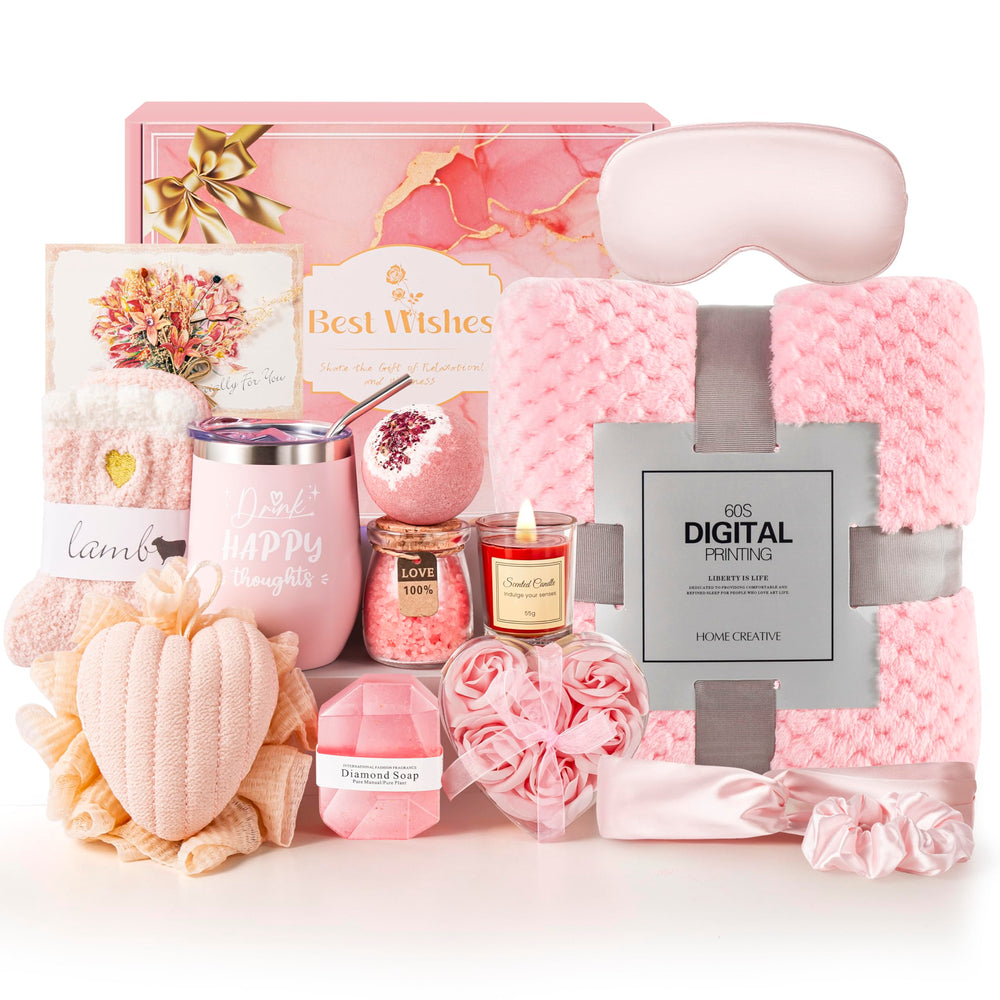 BestFlower cesta spa para mujer con regalo de Navidad, ideal para consentir a alguien especial.