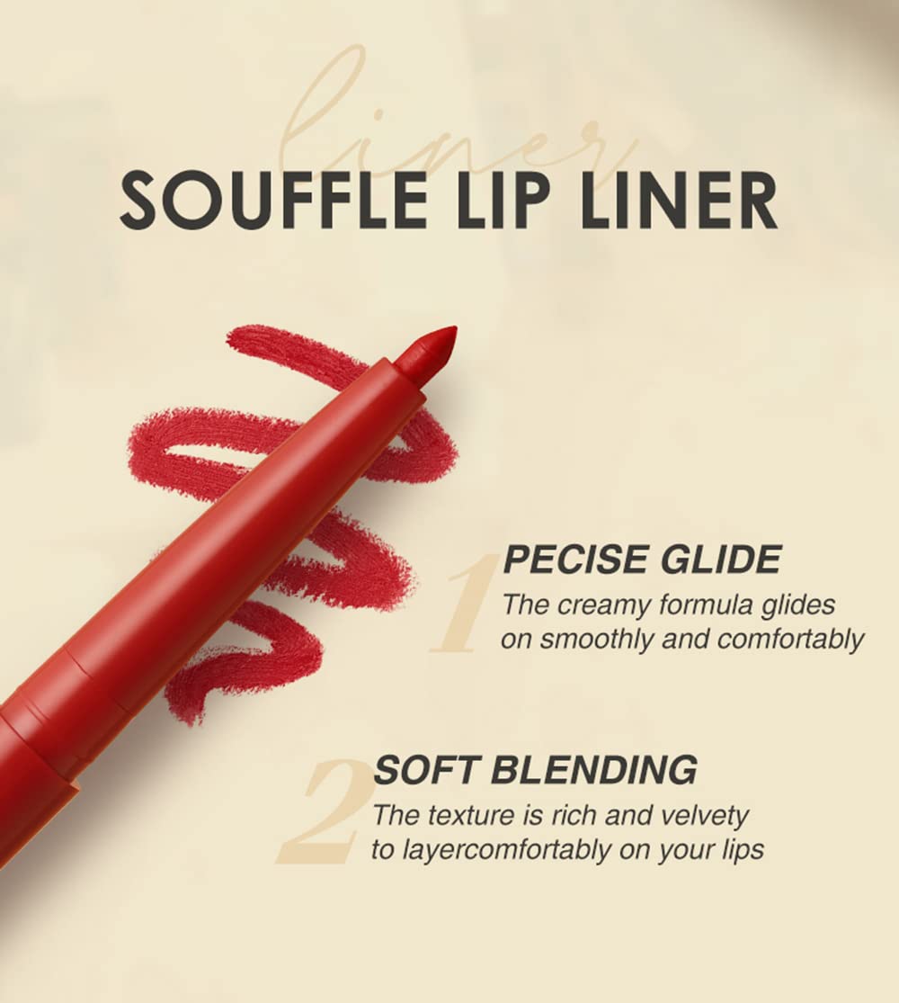 BestLand delineador labial aplicación suave para delineados definidos.