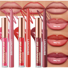 BestLand delineadores labiales Rosa Mate para definición duradera.