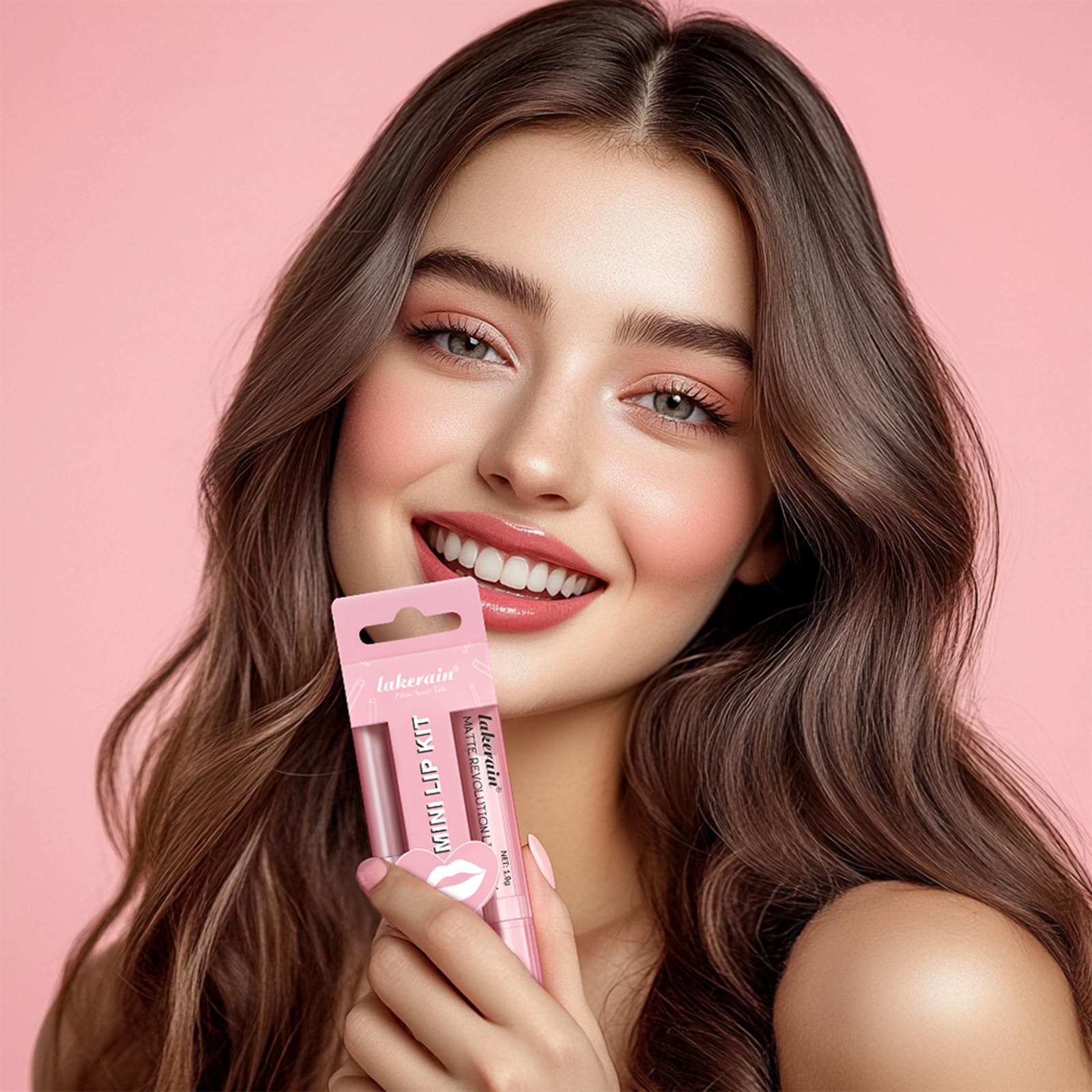 BestLand empaque maquillaje labios listo para uso diario.