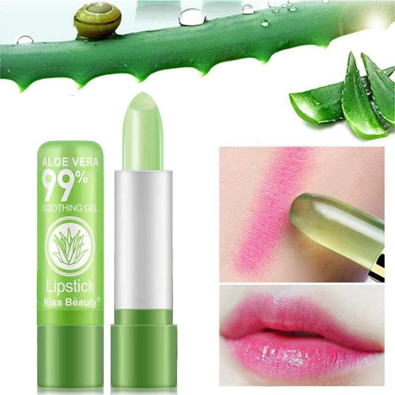 Labial BestLand Aloe Vera, aplicación suave para labios secos.